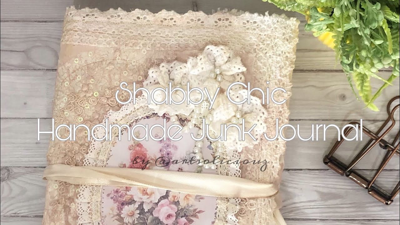 Vintage Shabby Chic Handmade Junk Journal - @artsoliciouz