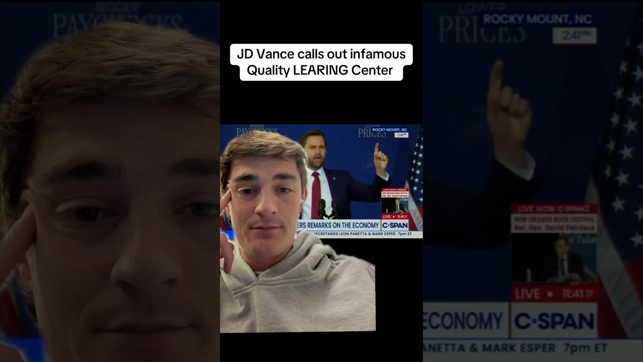 JD Vance критикует учебный центр.