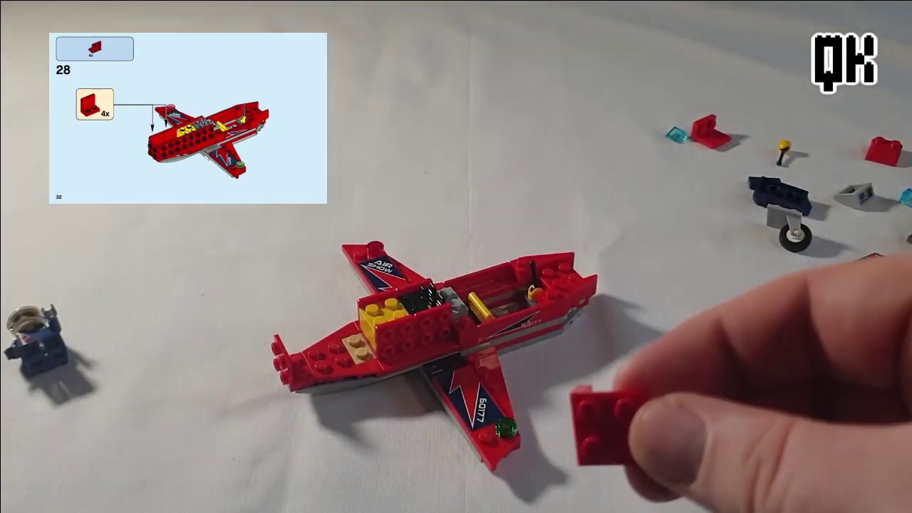 Lego City 60177 Airshow Jet - Quick build