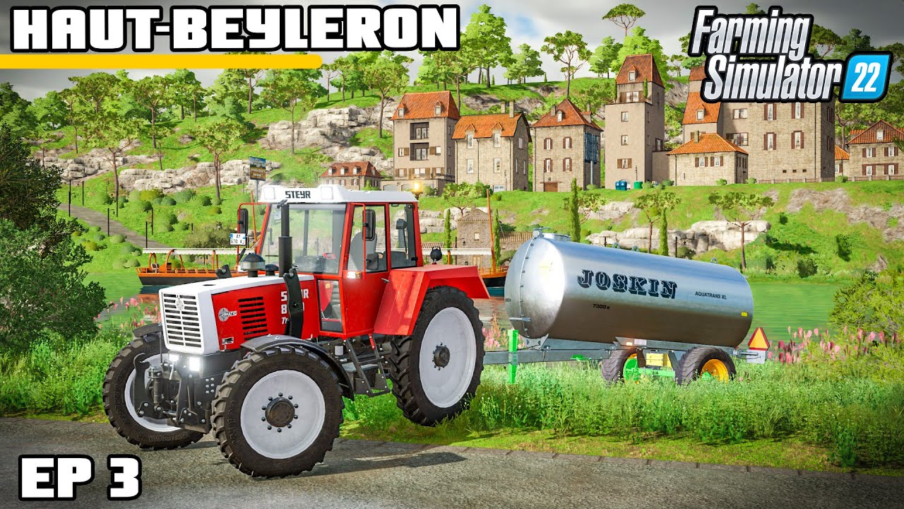 ЗАНЯТЬ ВОДУ И ПОЕЗД | Farming Simulator 22 - Haut-Beyleron | Эпизод 3