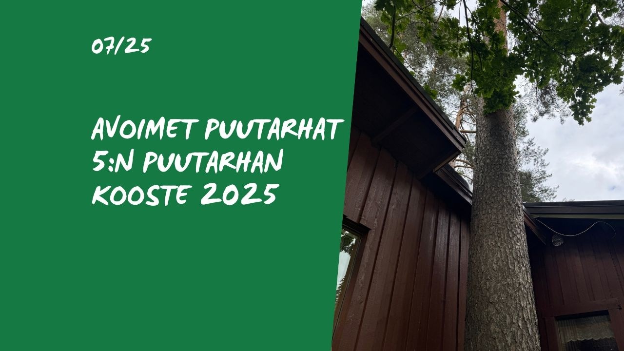 Avoimet Puutarhat 2025 tunnelmia Keski-Suomessa 🫶