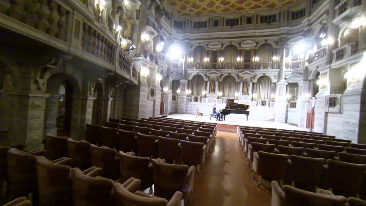 Mozart's Concert Hall - Teatro Bibiena in Montova Italy