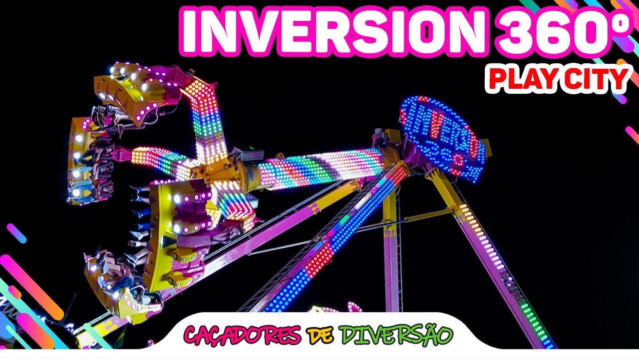 A mina DESMAIOU no Inversion 360º do PLAY CITY!