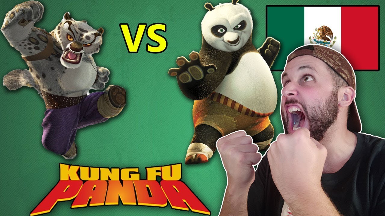 Español REACCIONA a DOBLAJE LATINO de KUNG FU PANDA 🔥 PO vs TAI  LUNG 🔥