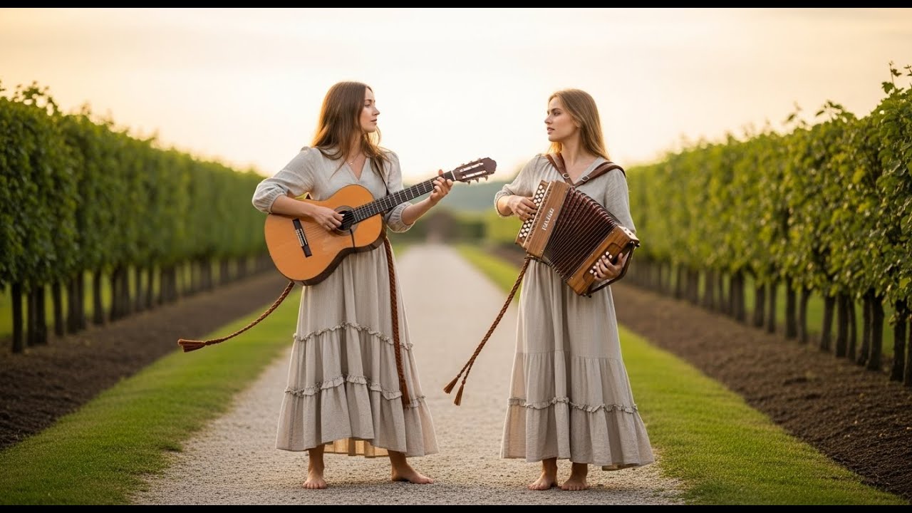 Warm Spanish Guitar And Accordion Acoustic Instrumental For Relaxing Mediterranean Sunset Ambience