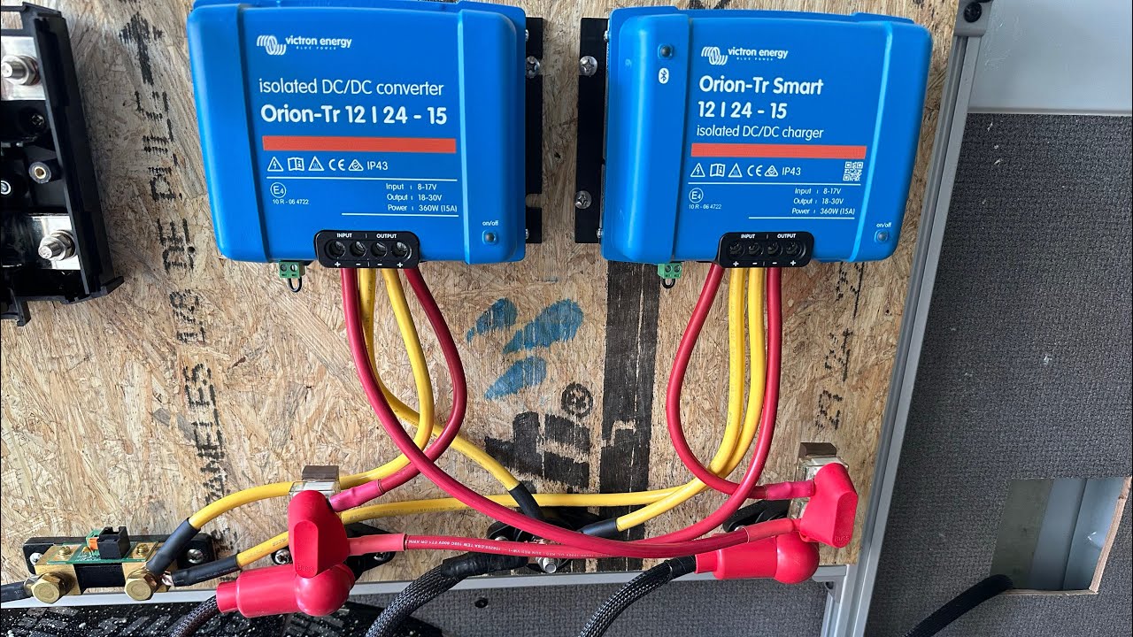 Victron DC-DC Charger Install on Sprinter Van: Easy DIY Electrical Upgrade