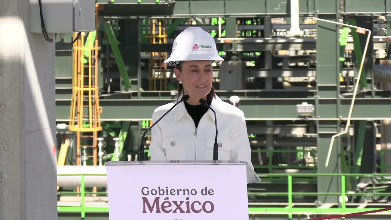 Presidenta Claudia Sheinbaum Supervisa Modernización de Refinería de Tula