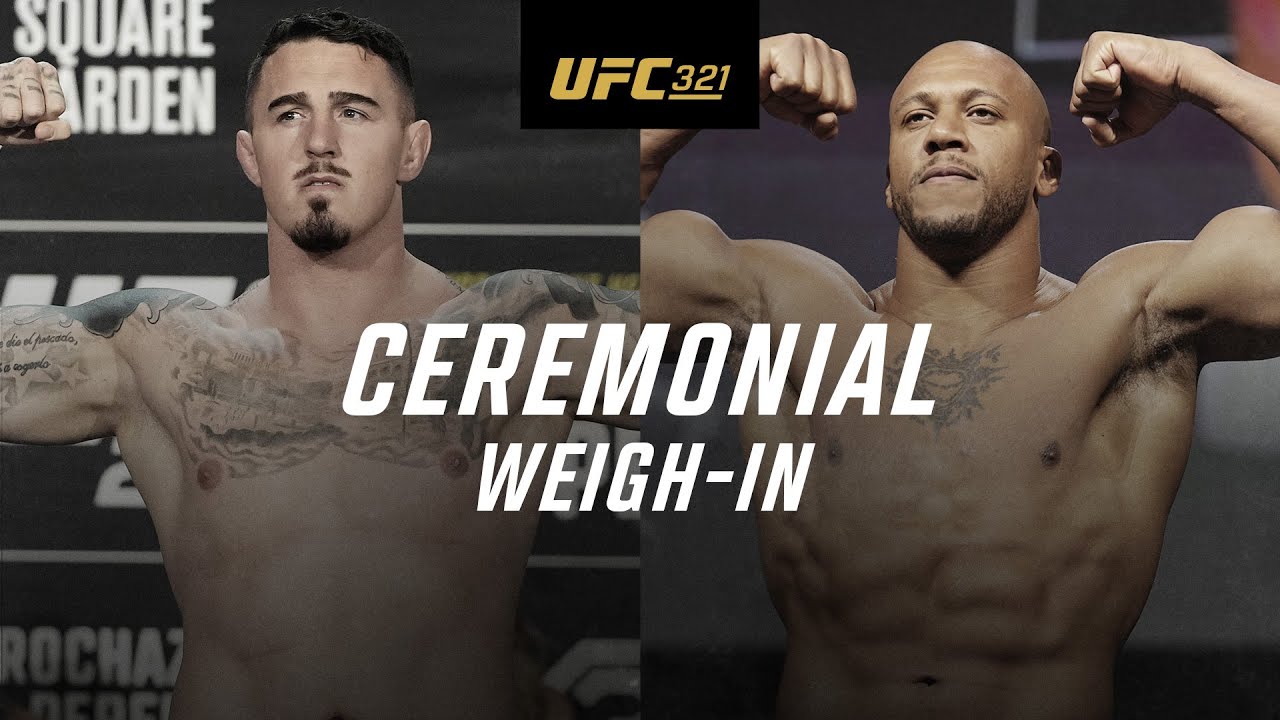 UFC 321: Торжественное взвешивание