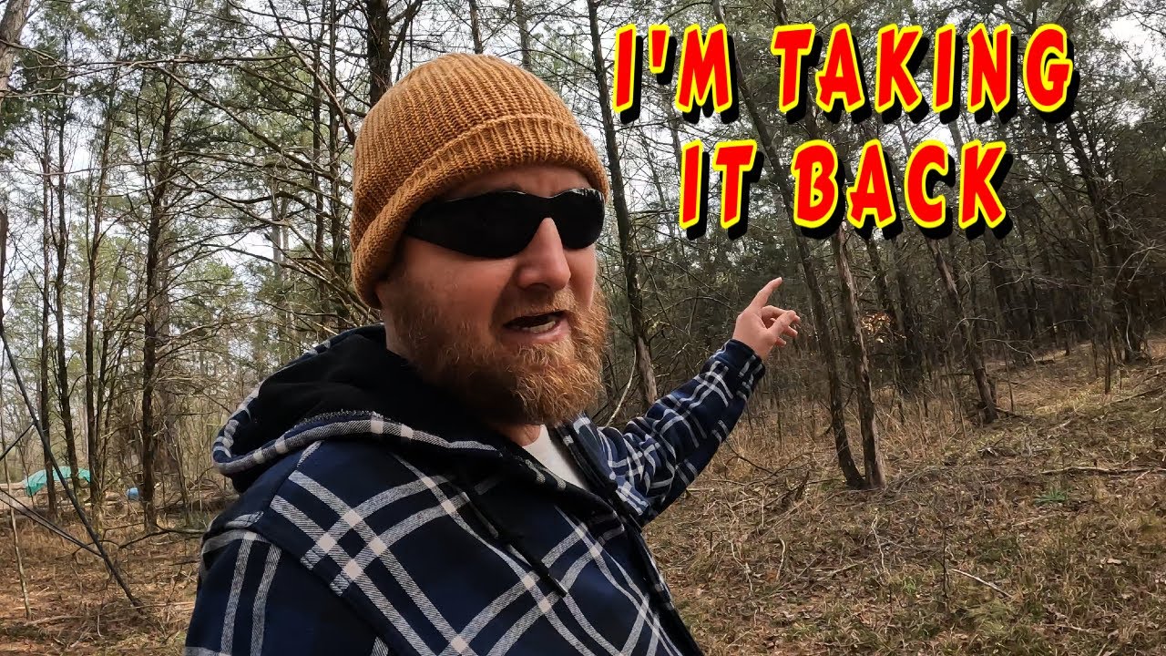 TAKING BACK WHAT'S MINE!!! tiny house, homesteading, off-grid cabin build DIY HOW TO sawmill tractor