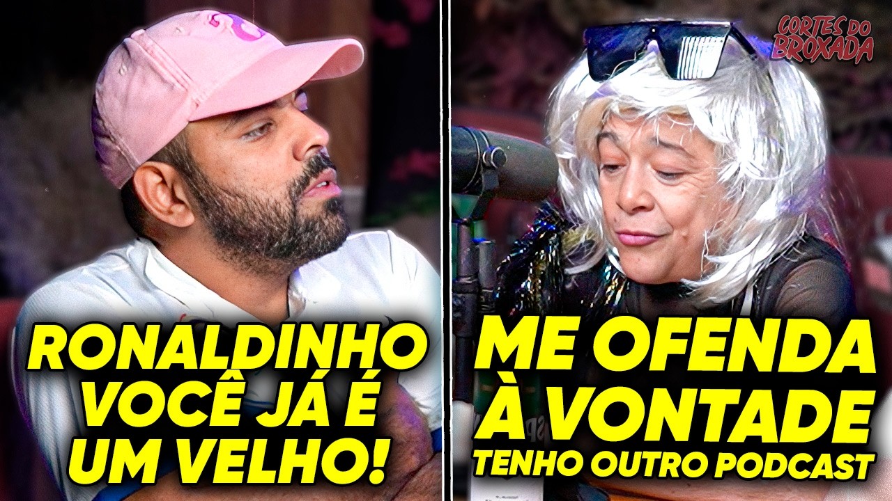 OFENDEMOS O RONALDINHO ENQUANTO ELE FALAVA SÉRIO