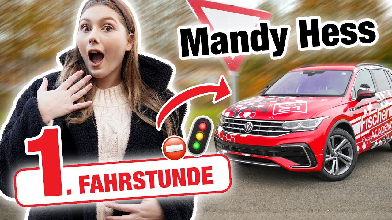 Erste Fahrstunde (SCHALTEN) mit Mandy Hess 🚘 | Fischer Academy - Die Fahrschule