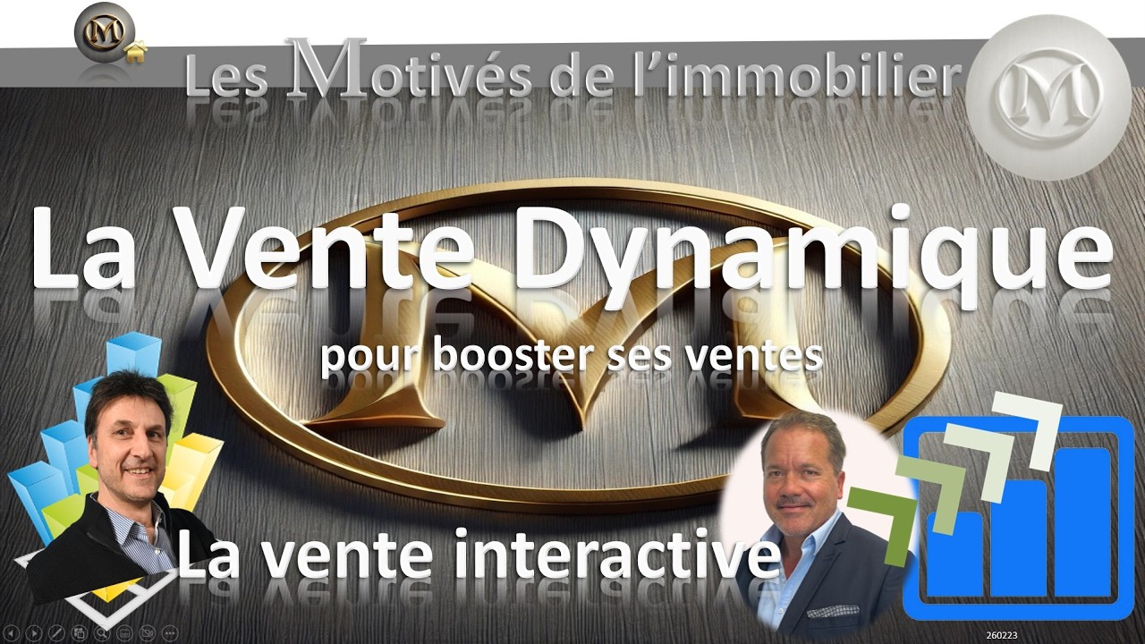 La Vente Interactive et Vente Dynamique par Les Motivés de l'Immobilier & Enchères Immo.