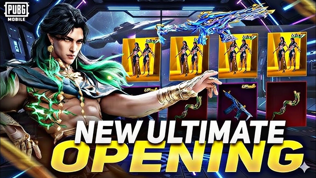 New Ultimate Crate Opening/Best Trick To Get Free Mythic Gem/Upgradeable Honey Badger Gun Skin/PUBGM
