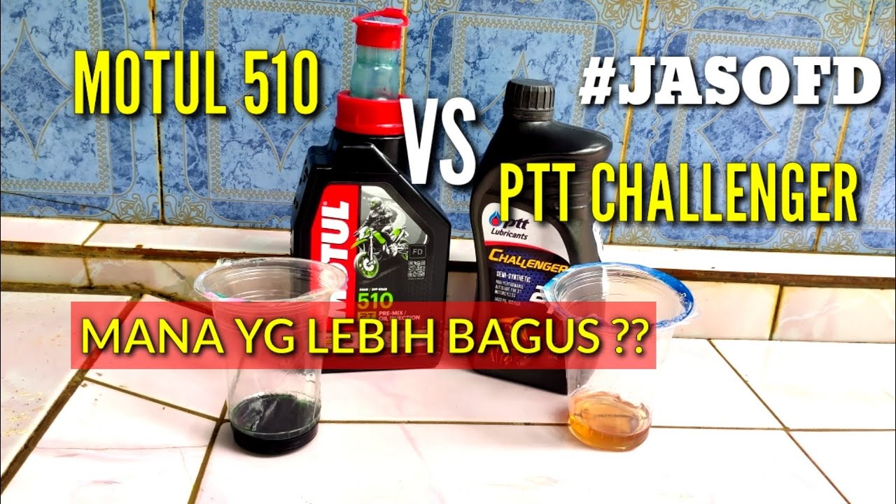 🔴REVIEW OLI SAMPING MOTUL 510 VS OLI SAMPING PTT CHALLENGER - mana yang lebih bagus ⁉️