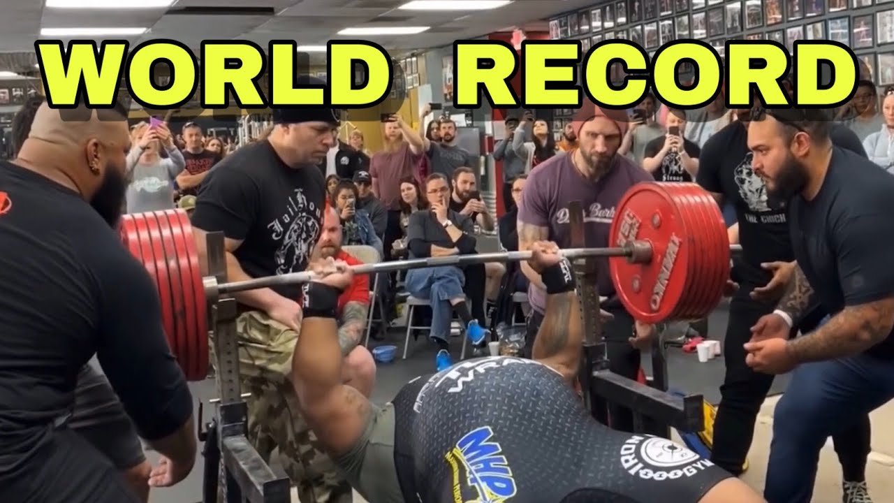 BENCH PRESS - LOS CINCO MEJORES LEVANTAMIENTO DE PRESS BANCA DE LA HISTORIA - Récord del mundo