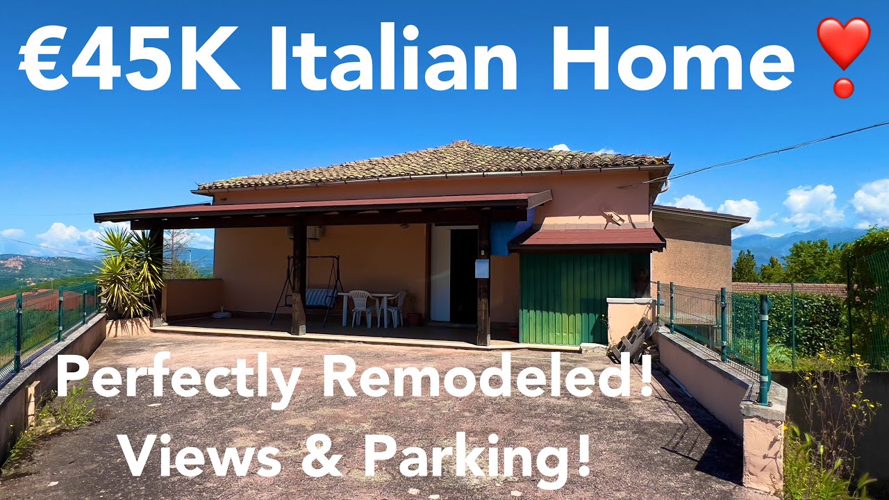 Remodeled &euro;45,000 Fully Furnished Home 1 Hour from Rome with Views & Peaceful Living! 🏡🇮🇹