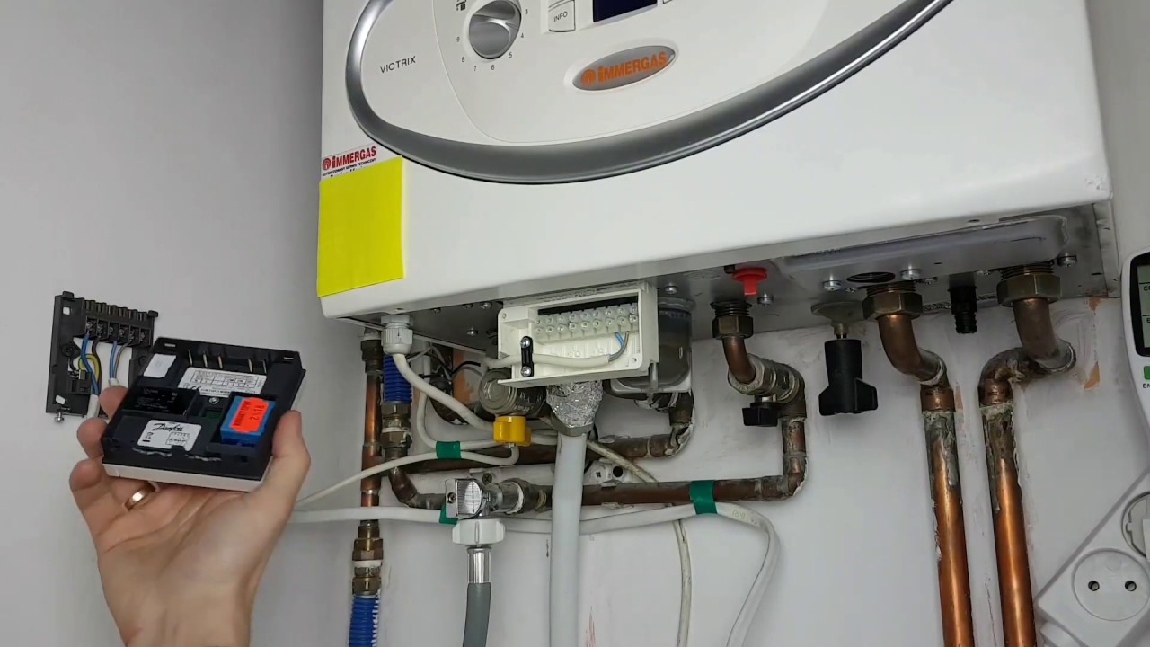 Bezprzewodowy przekaźnik kotła Danfoss Link™ BR - Jak Podłączyć do Immergas Victrix 26L