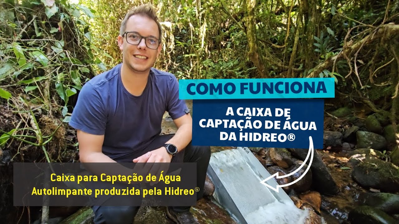 Caixa/Filtro de Capta&ccedil;&atilde;o de &Aacute;gua Autolimpante, para rios e riachos da Hidreo&reg; (Como Funciona)