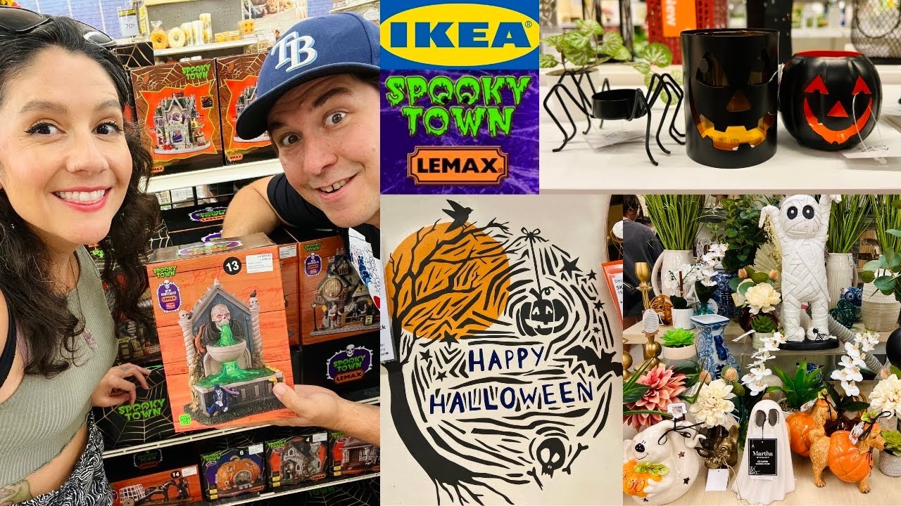 HALLOWEEN is OFFICIALLY at IKEA for the FIRST TIME EVER! + SPOOKY TOWN Lemax has Arrived at MICHAELS