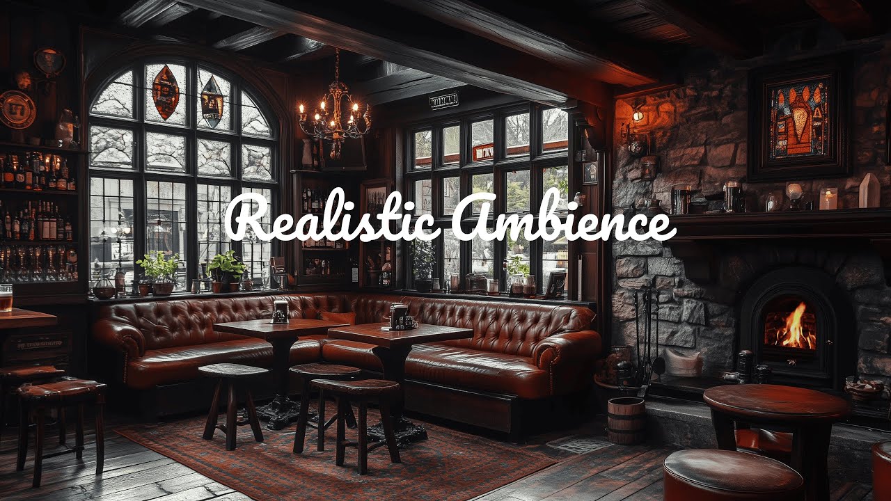 🍺Cozy Irish Pub Fireplace (No Ads) &ndash; St. Patrick&rsquo;s Day Ambience