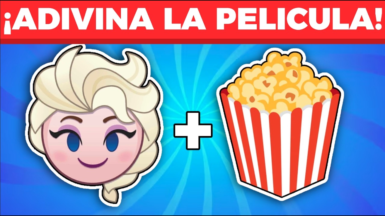 Adivina la PELÍCULA por los EMOJIS 👑❄️⛄ | ¿Nivel fácil o imposible? 👀🔥