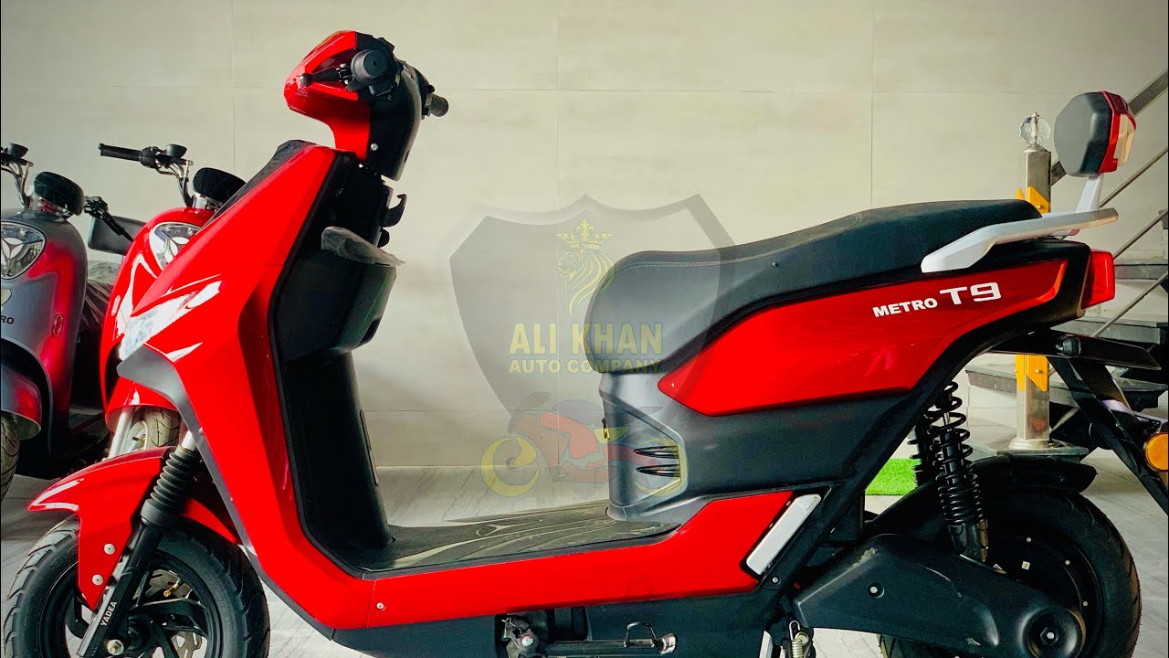 Metro T9 Yadea T9 Electric Scooty 105km in 1 Charge Male Scooter Female Scooty Ladies Scooty