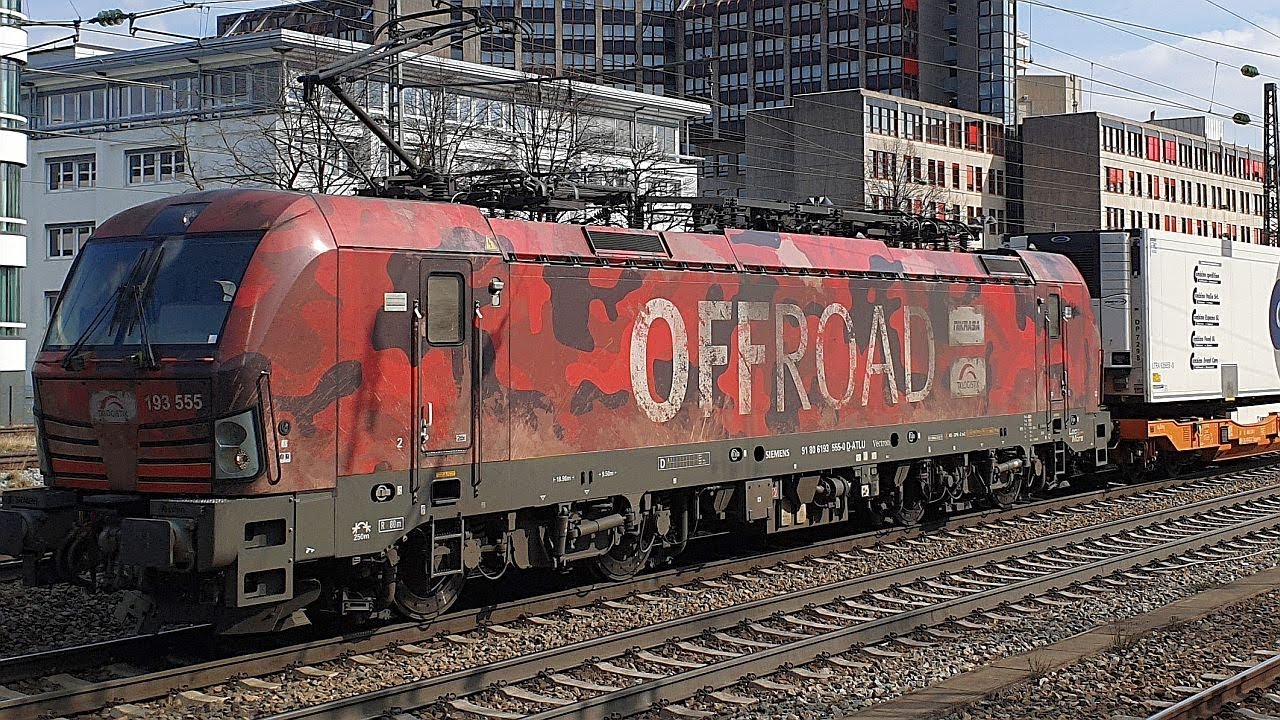 Zugverkehr am Bahnhof München-Heimeranplatz: Mit dem TXLogistik-