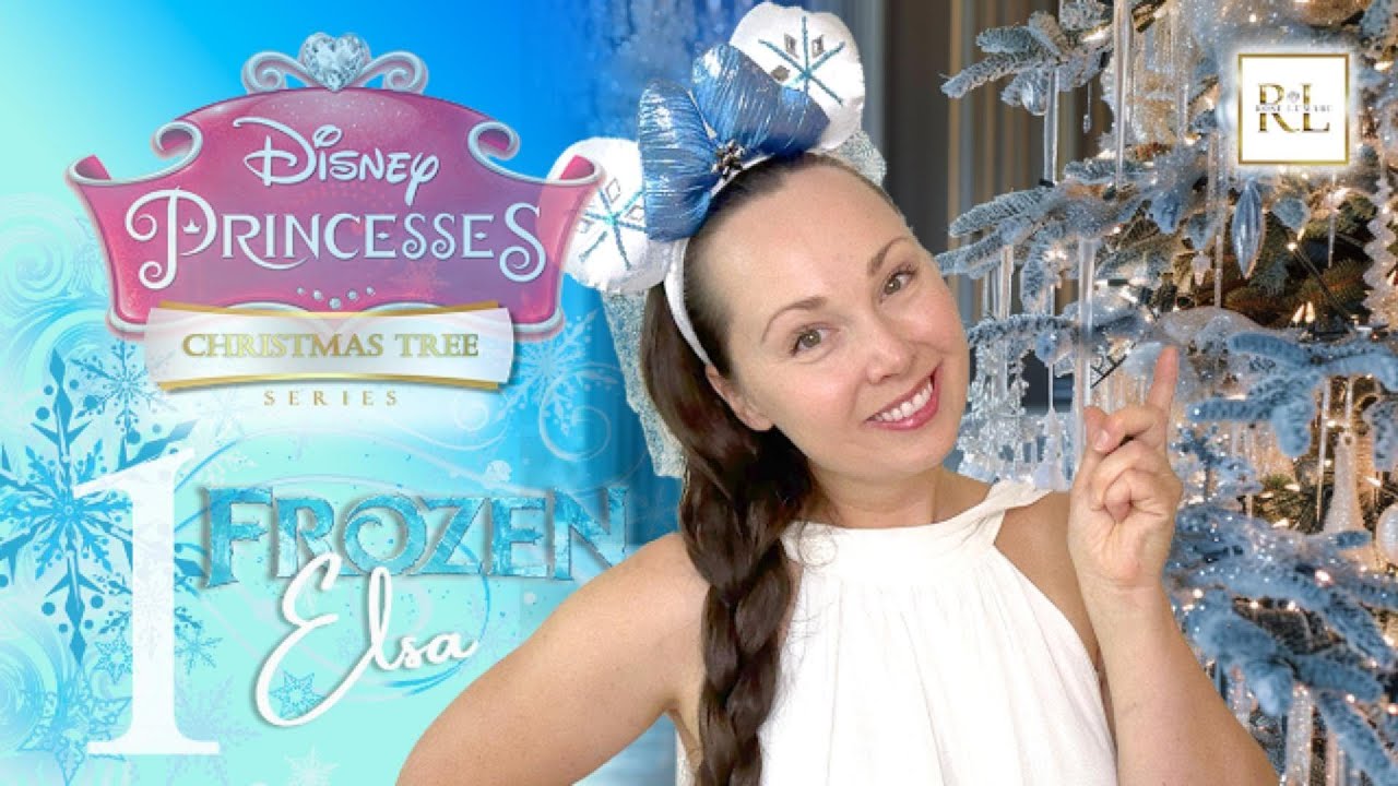 2025 CHRISTMAS TREE SERIES | Elsa Frozen-Inspired Tree ❄️ Disney Princess Christmas Tree Designs