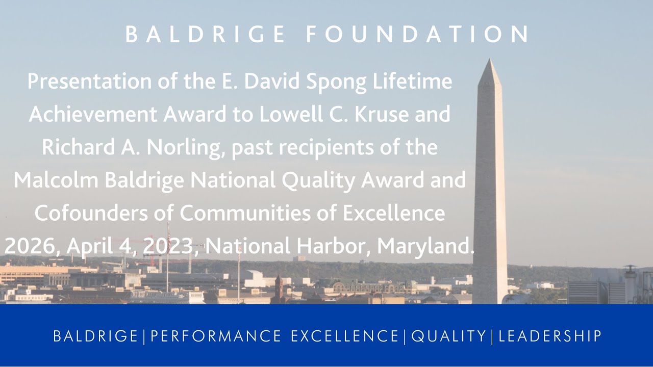 2023 E. David Spong Lifetime Achievement Award: Richard Norling and Lowell Kruse