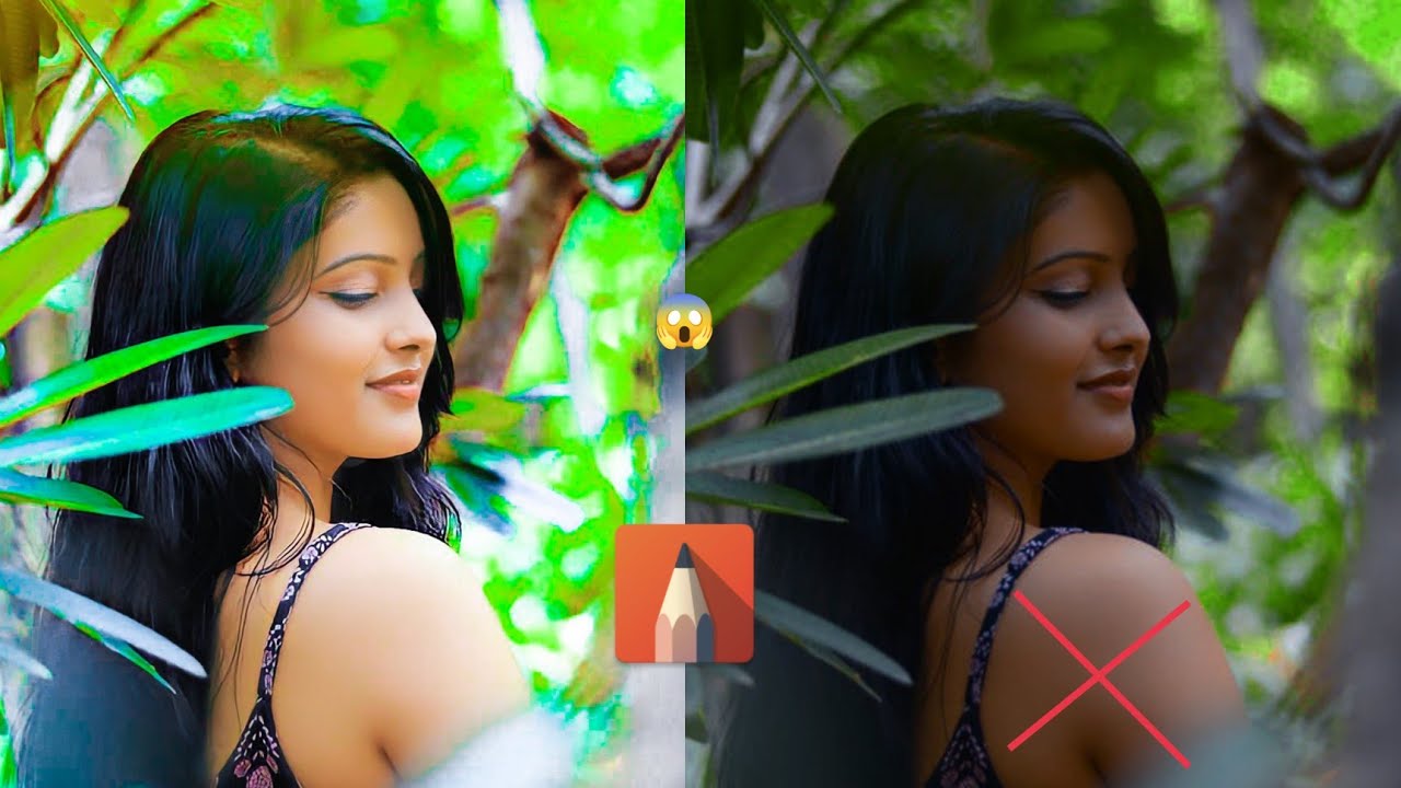 🔴Oily Smooth skin HDR secret tricks 🤫face smooth editing photo editing| sketchbook editing