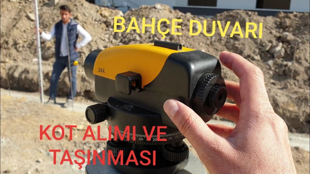 BAHÇE DUVARI KOT İŞLEMLERİ NASIL YAPILIR?  SİLAH ZORUYLA(!) ÖMER İLE NİVO KULLANIMI :D