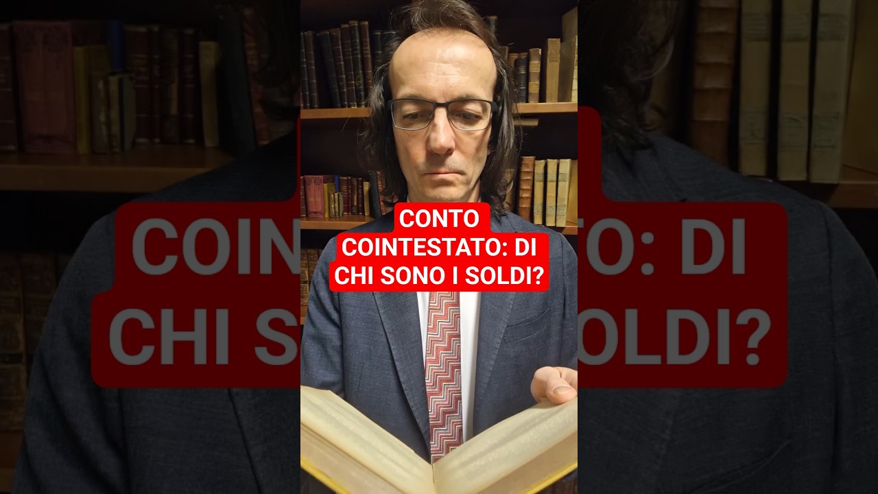 Conto cointestato: presunzione al 50%? #avvmanfrino #manfrino #avvocato #contocorrente #perte #real