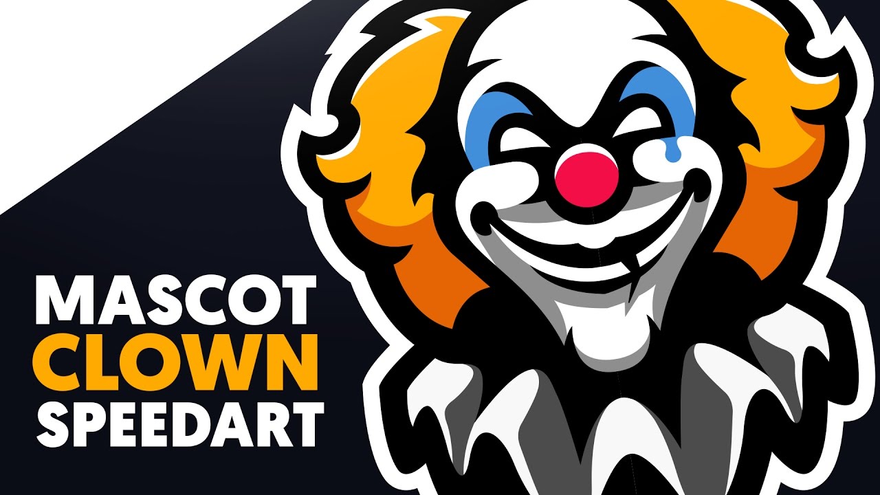 Adobe Illustrator | Mascot | CLOWN | Shard x Dase Designs