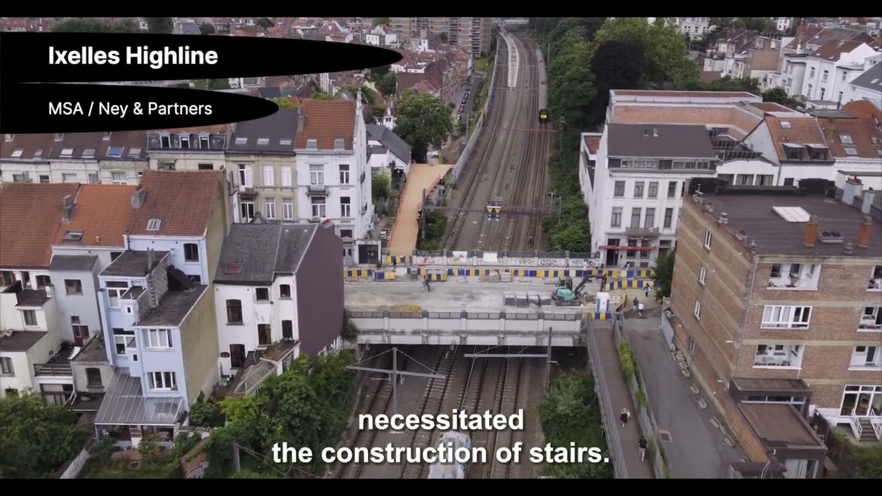 Brussels Architecture Prize 2023 | Ixelles Highline | MSA/Ney & Partners [Public Space]