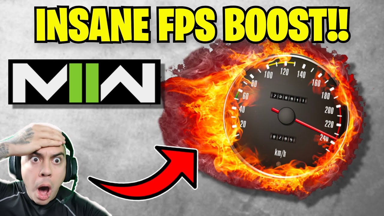 How To get more FPS in MWII Boost Performance BEST settings ( Call of Duty Modern Warfare 2)