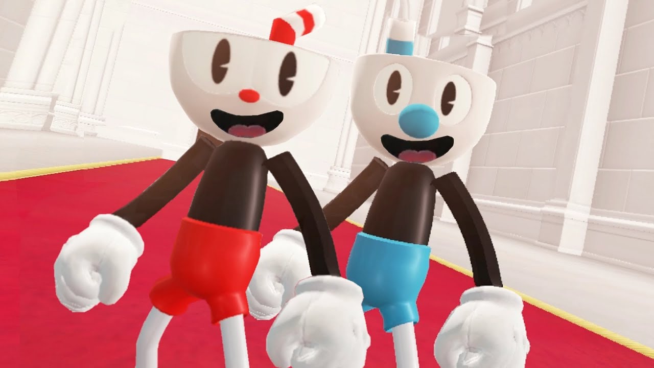 Super Mario Odyssey - Cuphead & Mugman Final Boss + Ending