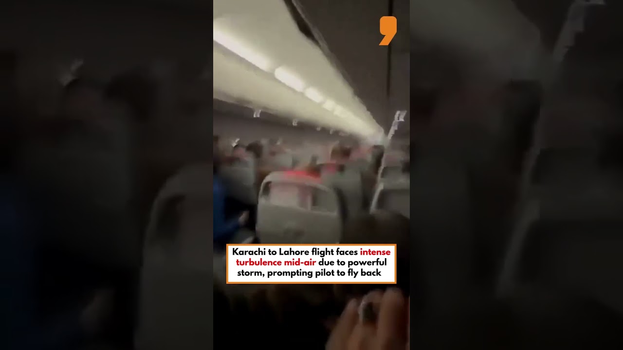 Karachi-Lahore Flight Faces Severe Turbulence, Pilot Returns Flight to Safety | News9