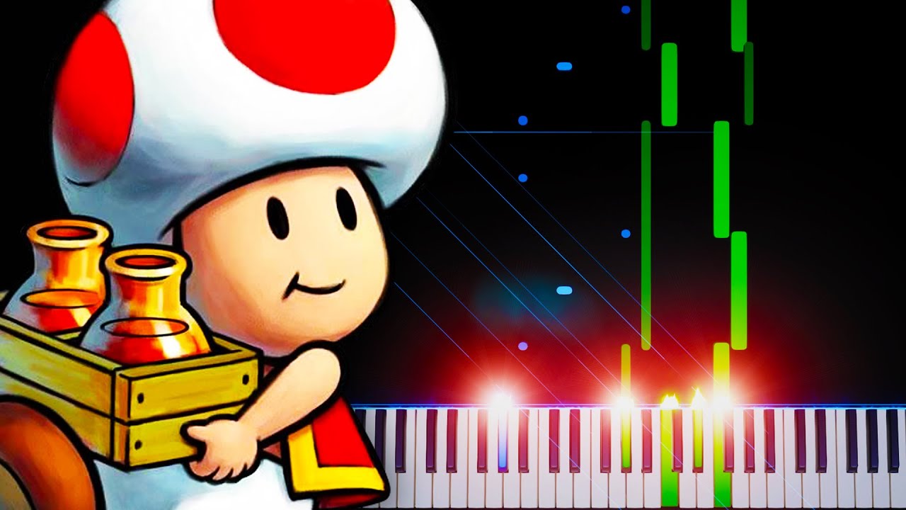Short Break in Toad Town (from Bowser's Inside Story) - Piano Tutorial