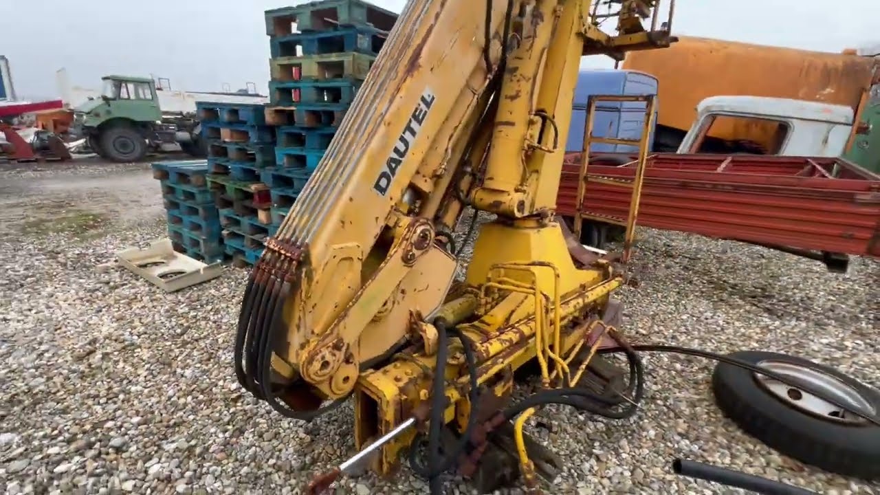 Crane MKG 140  - 4 extension, full hydraulic lines
