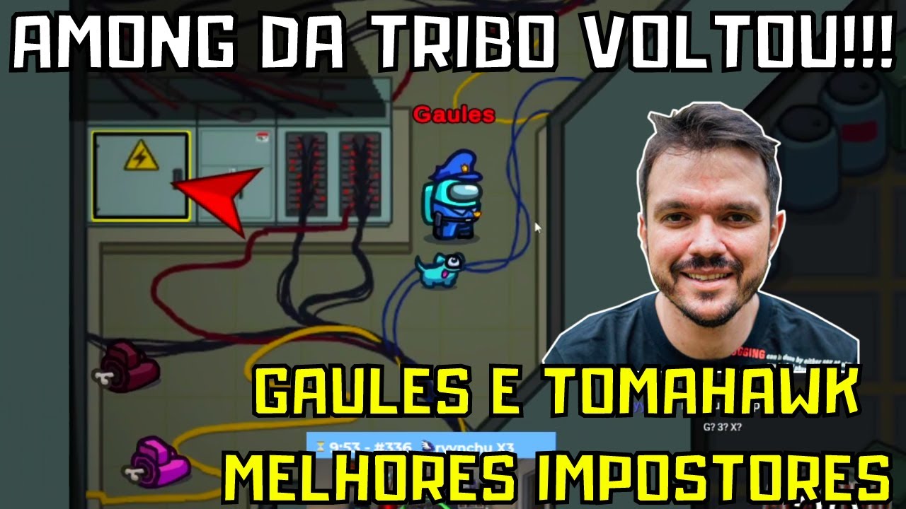 A NAVE VIROU UM CURRAL - Gaules jogando Among Us #4 (NOVO)