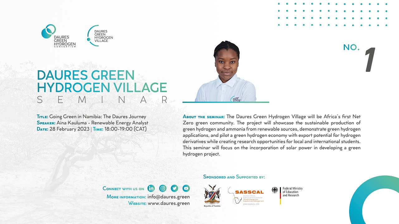 Going Green in Namibia: The Daures Journey | Seminar 1