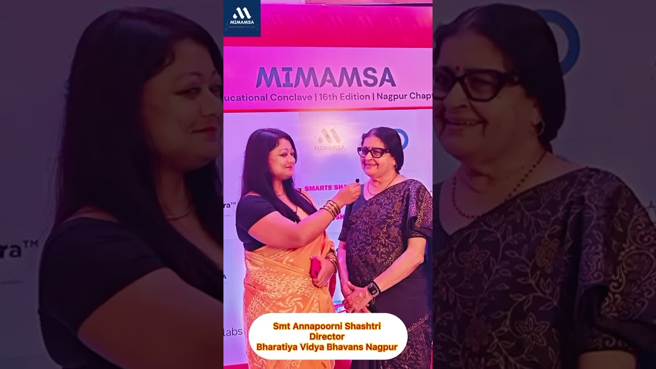 Mrs. #Annapoornishastri  Maam - #Bhavansnagur ,  Mimamsa Educational Conclave Nagpur #mimamsa
