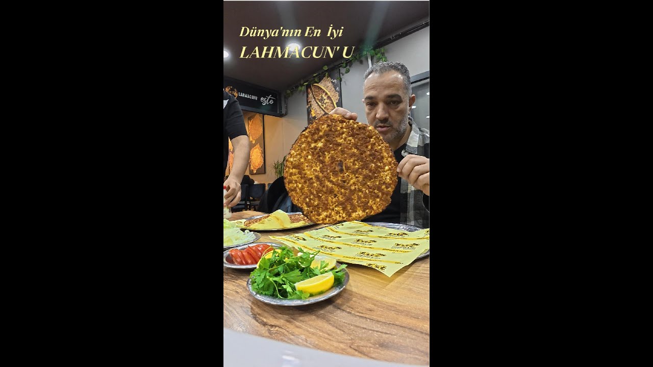 Dünyanın EN İyi LAHMACUN' unu Yedim