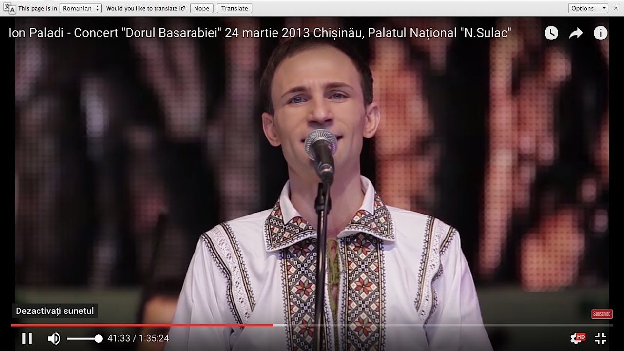Ion Paladi - Concert  