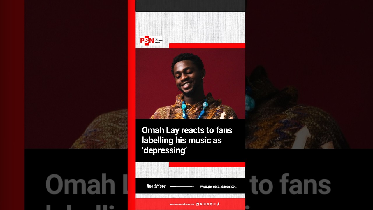 Omah Lay reacts to fans labelling his music as &lsquo;depressing&rsquo; #omahlay #afrobeat #afrobeats