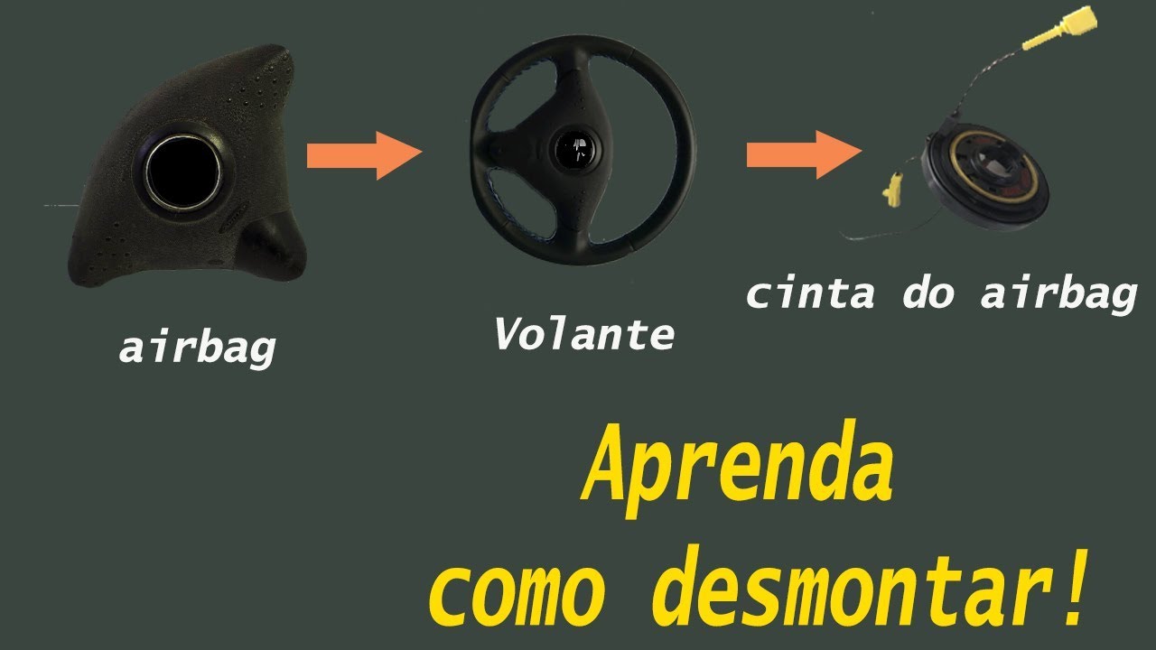 como desmontar o volante airbag e a cinta de airbag do seat ibiza 6k2