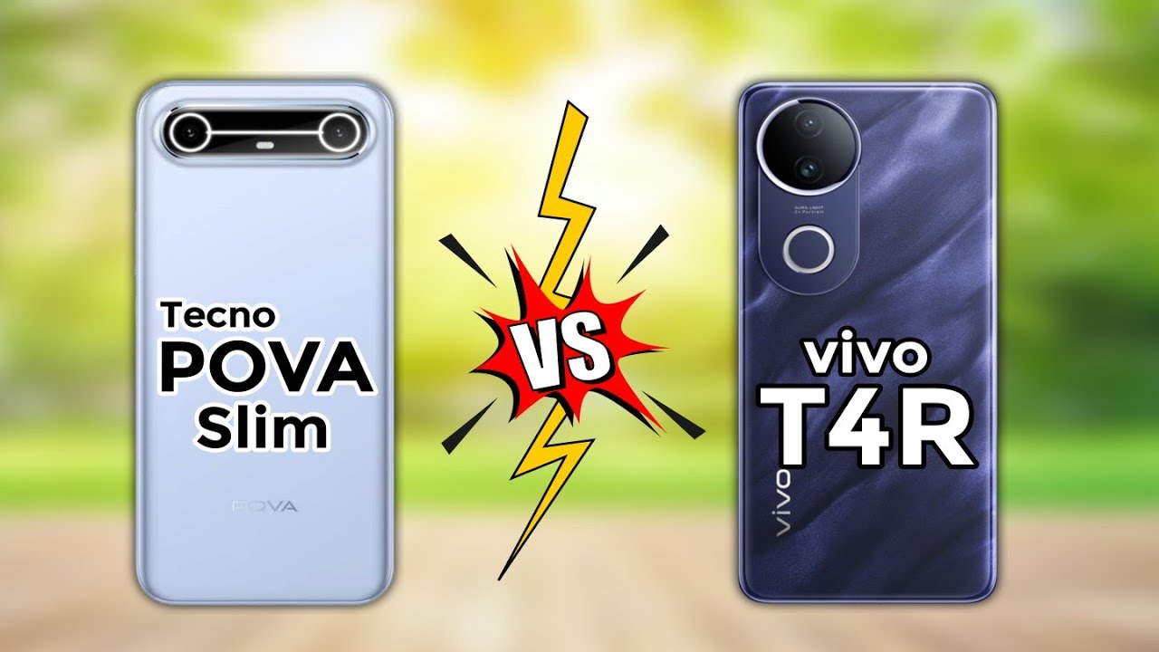 Tecno Pova Slim 5G vs Vivo T4r 5G 🔥 | Full Comparison |