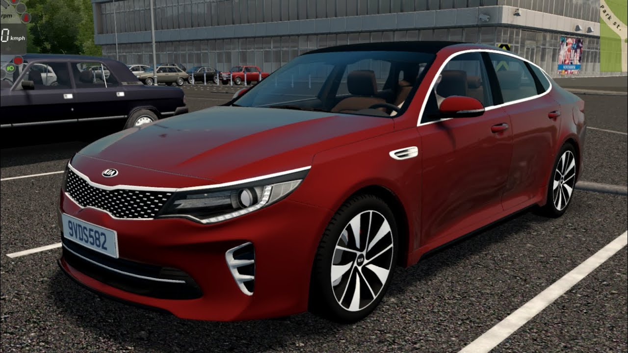 KIA Optima 2016 2.0 GT (KIA K5) - City car driving [Logitech G29]