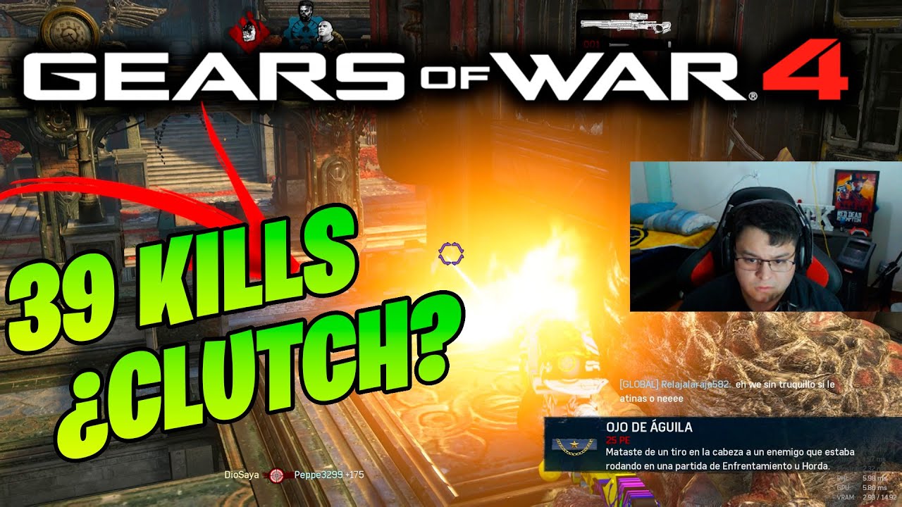SAQUE 39 KILLS EN ESTA PARTIDA | Gears Of War 4