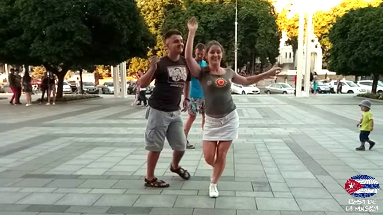 Cuban salsa dance by Slavik & Sasha - Kharkiv, Ukraine 2018